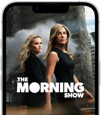 iPhone 17e Display mit der Apple TV Serie The Morning Show